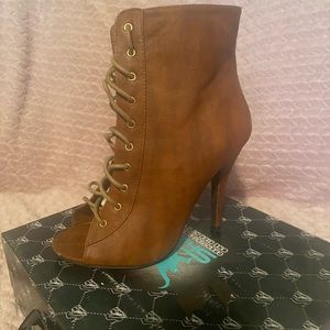 Cognac Ankle Bootie